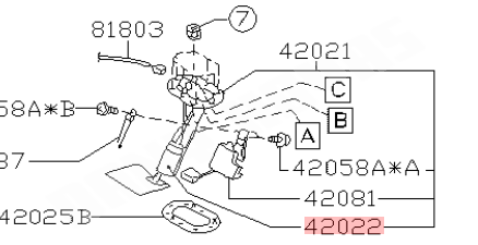 pompe a essence origine SUBARU impreza gt 1996-2000