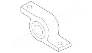 caoutchouc de bras de suspension gauche impreza 1993-1998 pour modele non 4x4