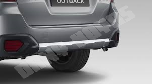 protection inferieur de pare choc arriere en resine subaru outback 2018