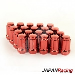 ecrous de roue japan racing 12x1.25 rouge