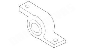 caoutchouc de bras de suspension gauche impreza 1993-1998 pour modele non 4x4